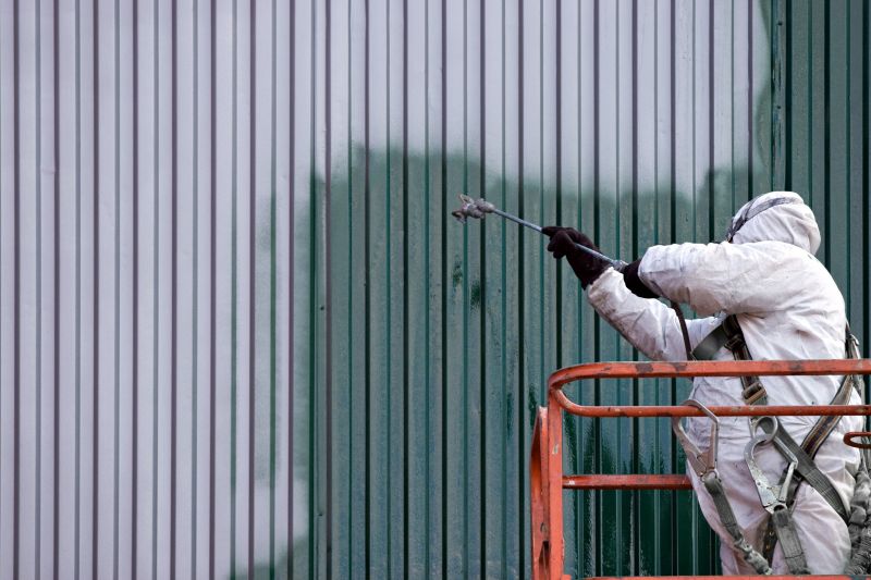 Commercial Fence Painting