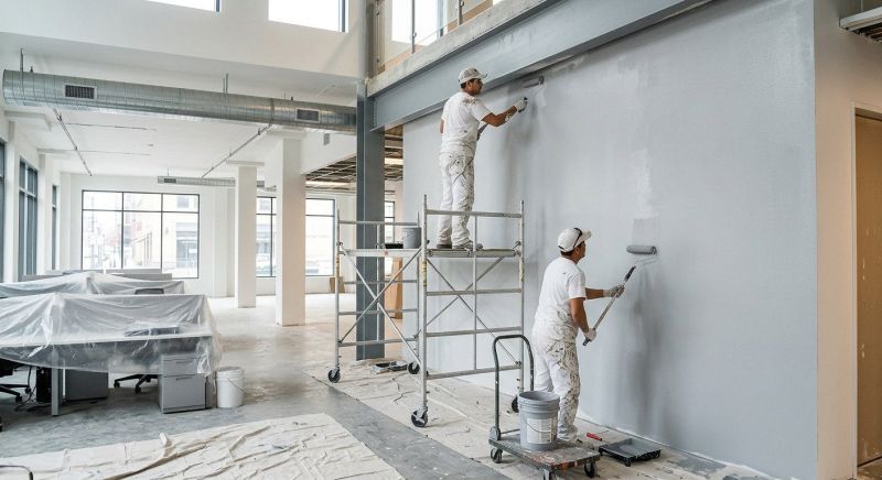 Commercial Interior Painting project example